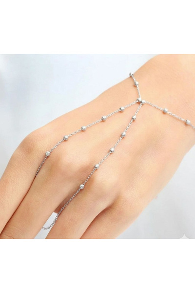 Shiklik Stylish Detailed Ball Chain Model Women's Şahmeran