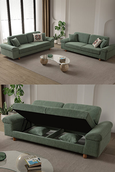 indes home Armada 3+3 Koltuk Takımı Yeşil