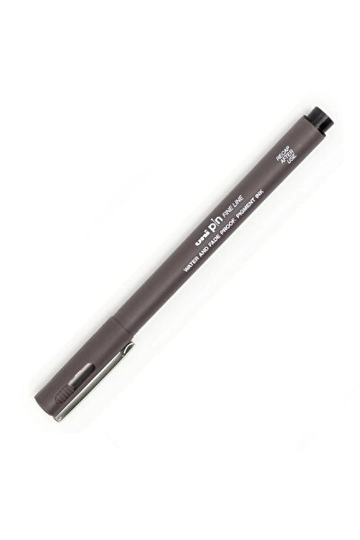 UNİ-BALL Uni Pin Technical Drawing Pen (Dark Grey) Dark Grey 0.1 Tip 1 Piece