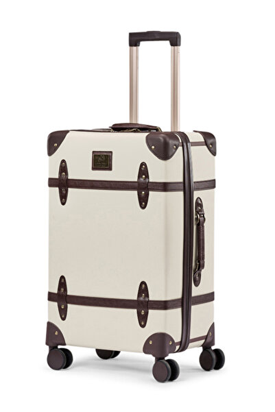 LİMRA Lemra 20-inch Premium Leather Travel Bag - Pilot Cabin Bag with 360-Deg...