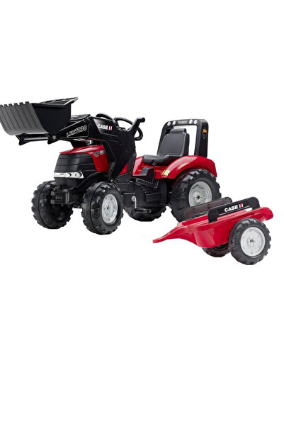 Falk - Tractor cu pedale pentru copii Case IH Puma 240 CVX cu încărcător și r...