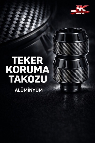 JK Arora Max T 150 Ön Teker Koruma Takozu SİYAH - KB37