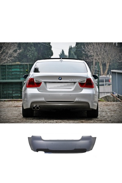 X POWER TUNİNG bmw 3.seri e90 (2005-2009) uyumlu plastik m arka tampon