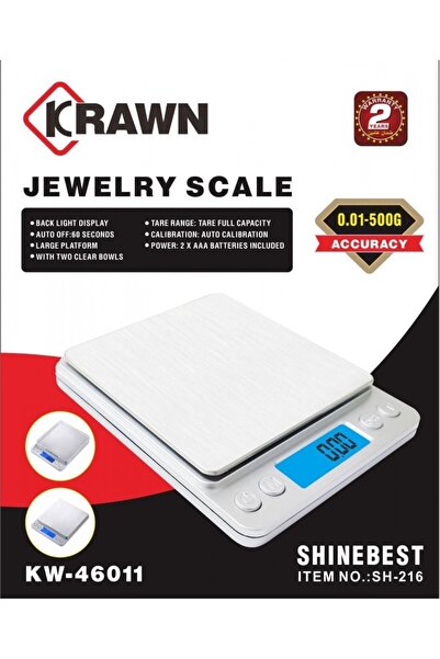 KRAWN ميزان كهربائي مطبخ رقمي دقيق KR46011