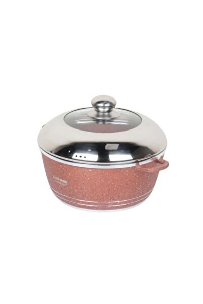 HOME MASTER High-Quality Cooking Pot with Stainless Steel Lid and Glass Opening