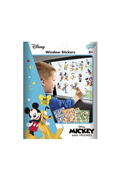 Totum Glass Sticker Set, Totum, Mickey Mouse, 60 pieces