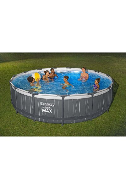 BESTWAY Round Pool with Filter Pump, LED Lighting, BW 561 GD