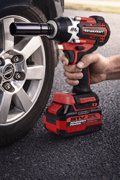 STAHLKRAFT Pro 21V Çift Akülü Kömürsüz 450NM Somun Sökme Sıkma Vidalama