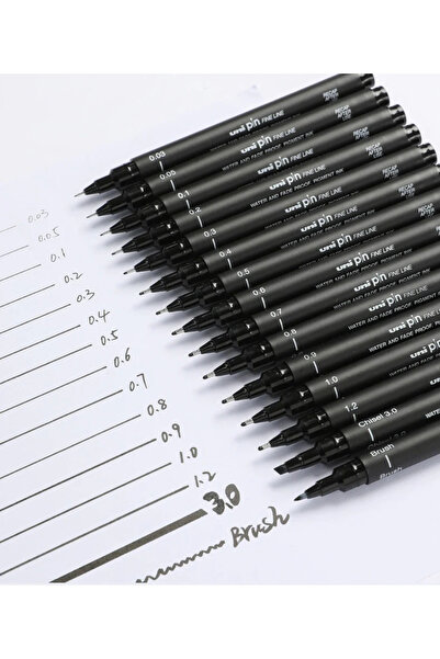 UNİ-BALL Uni Pin Technical Drawing Pencil Black Cs1 Tip 1 Piece
