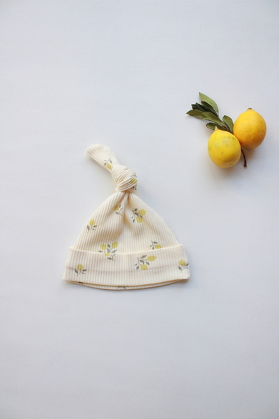 Oh La La Koala For Little Ones Lemon Patterned Mona Hat