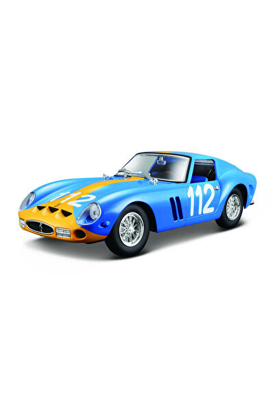 BBURAGO 26305 Ferrari 1/24 Racing 250 Gto Albastru cu Galben