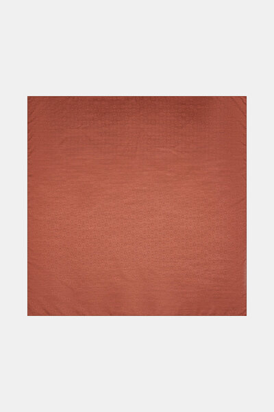 Vakko KIZIL KAHVE PAMUK/İPEK EŞARP