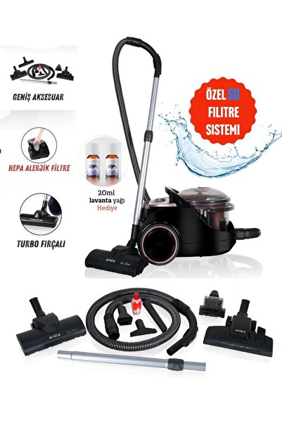 Arnica 2400w Yüksek Çekim Gücü Hepa13+ Su Filitreli Antialerjik Toz Vermez Su...