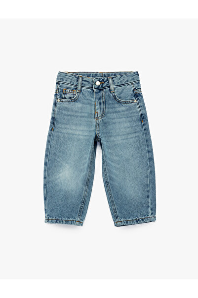 Koton Pamuklu Oversize Denim Pantolon