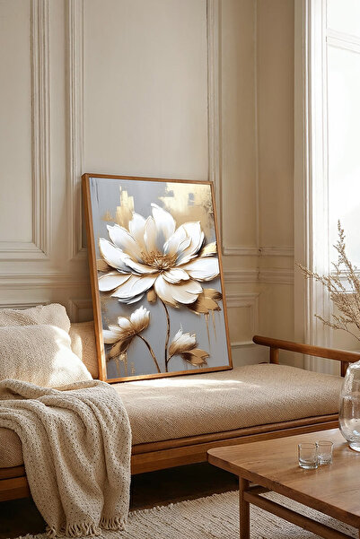 Dekorsiahome Tablou dintr-o singură bucată cu ramă din lemn TK3155