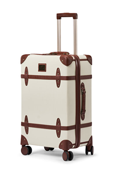 LİMRA Lemra 20-inch Premium Leather Travel Bag - Pilot Cabin Bag with 360-Deg...