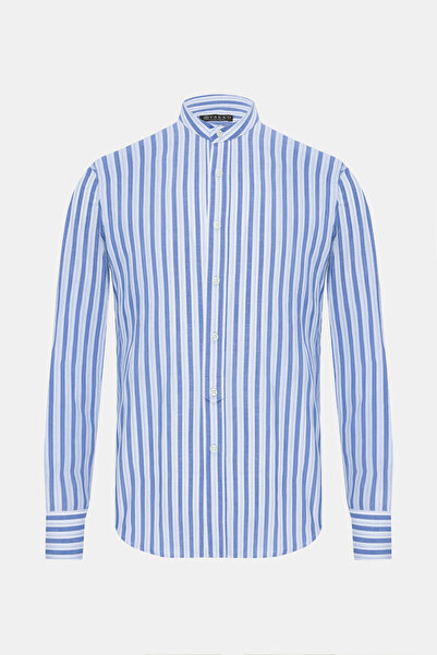 Vakko ÇİZGİLİ DESENLİ SPOR GÖMLEK