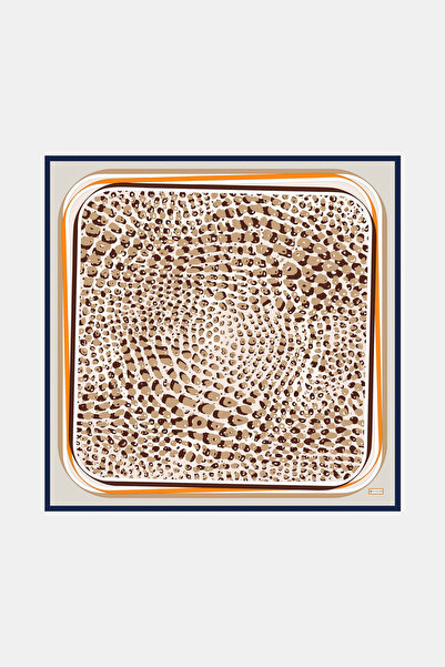 Vakko VİZON ANİMAL FİGÜRLÜ TWİLL EŞARP