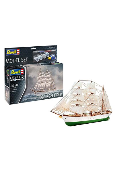 REVELL Set de machete de asamblare, navă cu pânze Gorch Fock, 75 de piese