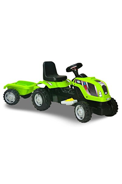 Micromax Tractor electric MMX cu remorcă, verde
