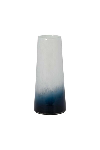 Sagebrook Home GLASS, 11" BLUE WATERS VASE, BLUE/WHITE