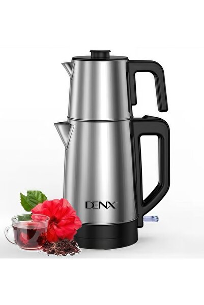 Primo Plus DENX 2200W Stainless Steel Double Electric Kettle 1.8L+1.2L Large ...