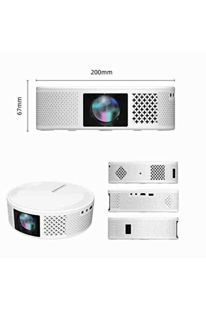 FOXMAG24 Videoproiector Wireless Smartix T269 Full HD 1080p, Wi-Fi + BT 5.0 D...