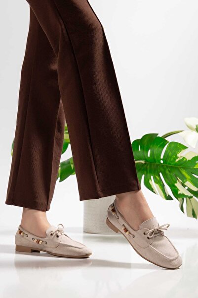 SHESTORE γυναικεία παπούτσια με χάντρες μοκασίνια casual