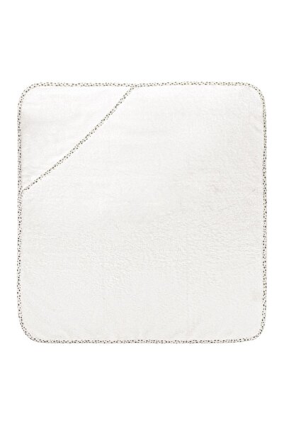 OEM Starry white hooded cotton towel 75x75cm