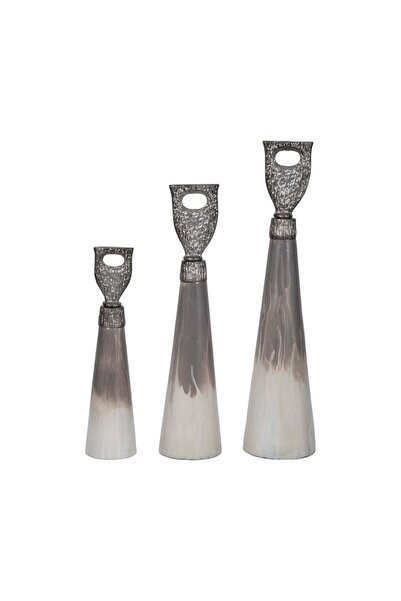 Sagebrook Home مزهريات زجاجية