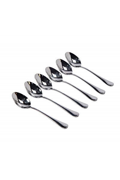 Generic Stainless Steel Spoons Set of 6 Heavy Duty