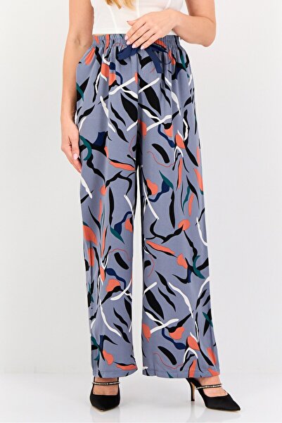 Ulyashova Women Regular Fit Allover Print Palazzo Pants, Multicolor