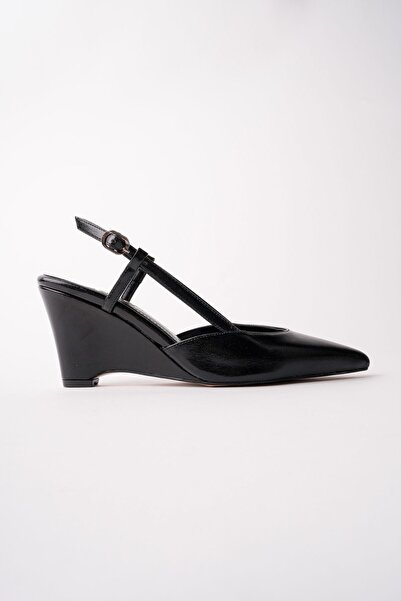 MUGGO MARBELLA Pantofi cu toc cu pană pentru femei, cu vârf ascuțit și spate ...