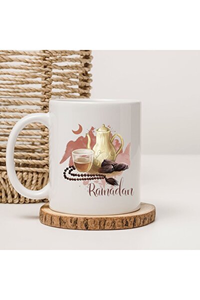 kubdekor Ramadan Hurma Detailed Printed Mug Cup