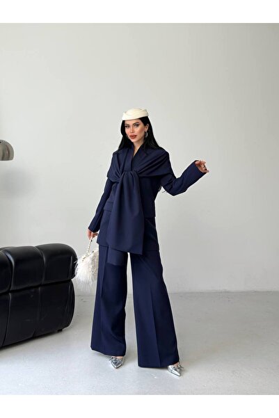 ZF BUTİK Women's Cape Detailed Set