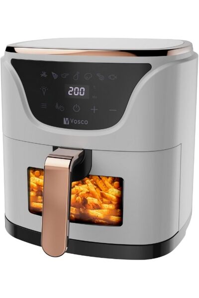 vosco 5L Air Fryer 1500W – Oil-Free Cooking, Smart Temp Control, Non-Stick & ...