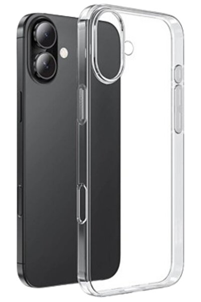 QUSCHU İPhone 16 Uyumlu Sert Mika Sararmayan Şeffaf Kılıf