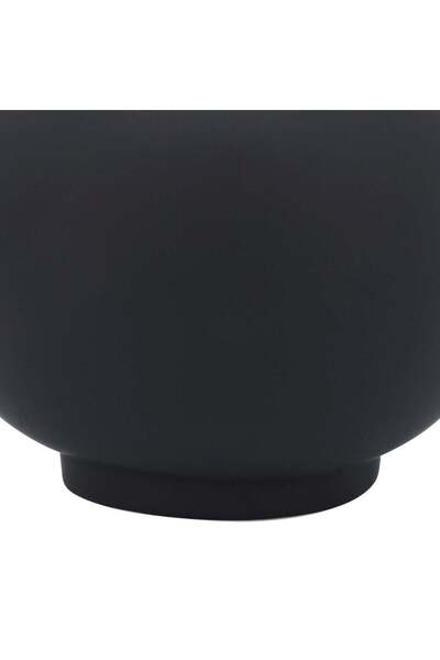 Sagebrook Home Cer, 8"H Bulbous Vase, Black