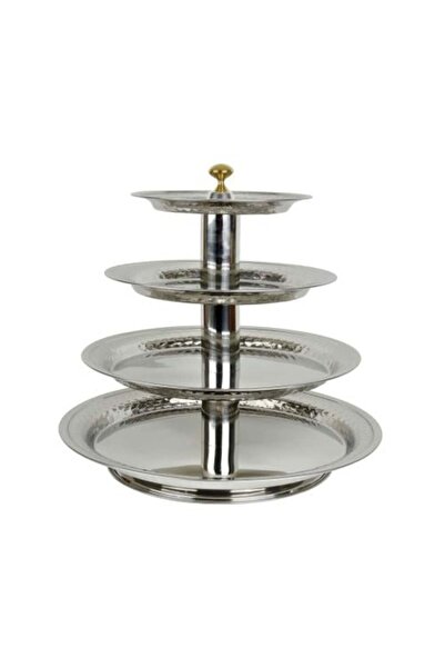 Generic Stainless Steel Fruit Stand 4 Tiers