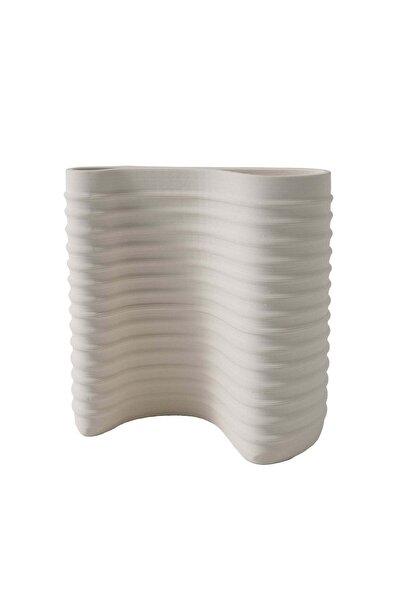 Sagebrook Home مزهريات زخرفية من البورسلين بتقنية الطباعة ثلاثية الأبعاد ذات ...