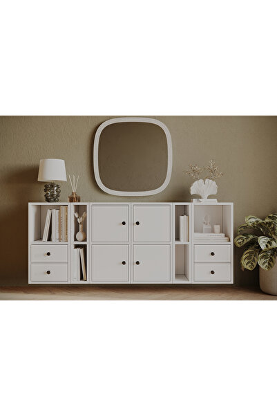 nettrends.net the new trend of shopping Lüks Beyaz Şifonyer Konsol - Çok Bölm...