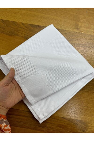 DUYGU KUMAŞ Beyaz Hereke Keteni İşlenebilir Bebek Pikesi