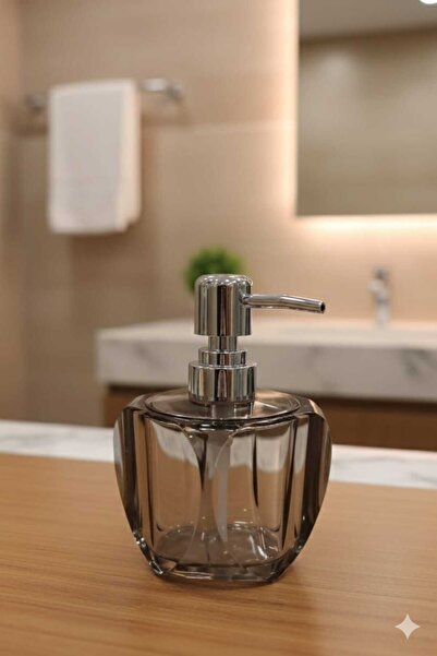 BySevil Acrylic Liquid Soap Dispenser - Gray