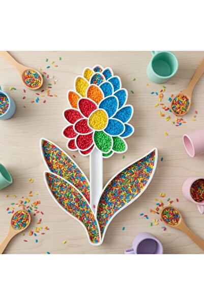 OEM Tavă cu zambile pentru activități senzoriale, Montessori Open Play