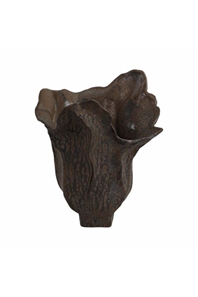 Sagebrook Home مزهرية زالدانا من الخزف، لون الصدأ