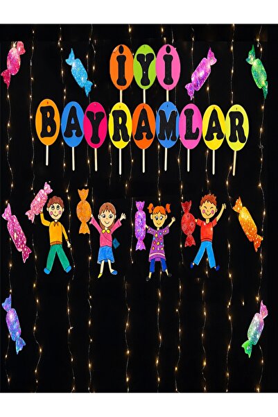 PROMISEBACKDROP2 İyi Bayramlar,Şeker Bayramı,Bayram Panosu 150x200Cm