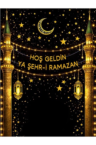 PROMISEBACKDROP2 Ya Şehri Ramazan ,Hoş Geldin Ramazan ,Ramazan Panosu Ek Diki...