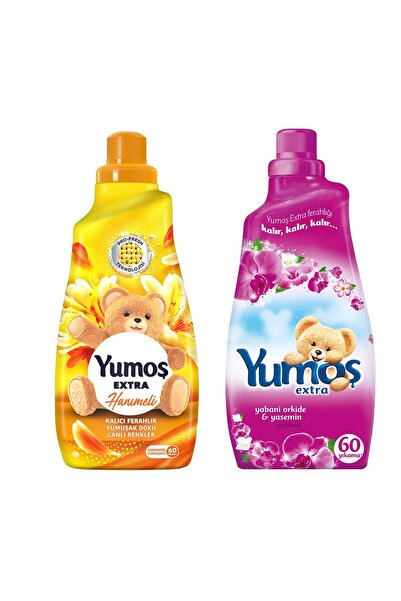 Yumoş Extra Konstantre Yumuşatıcı 1440 ml Hanımeli ve Yabani Orkide 2 li