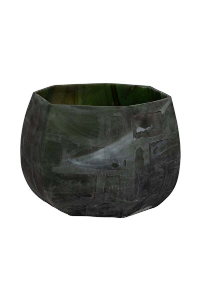 Sagebrook Home SAVU GREEN GLASS VASE