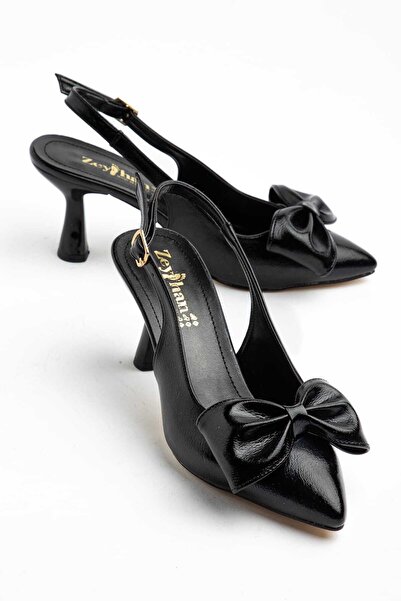 Lolo Life pantofi de damă cu toc înalt detaliu cu fundă cu vârf ascuțit, stil...